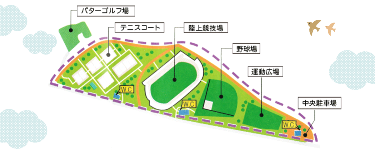 フィールドスポーツ地区map