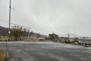 本日より無料区域等の冬季利用制限いたします